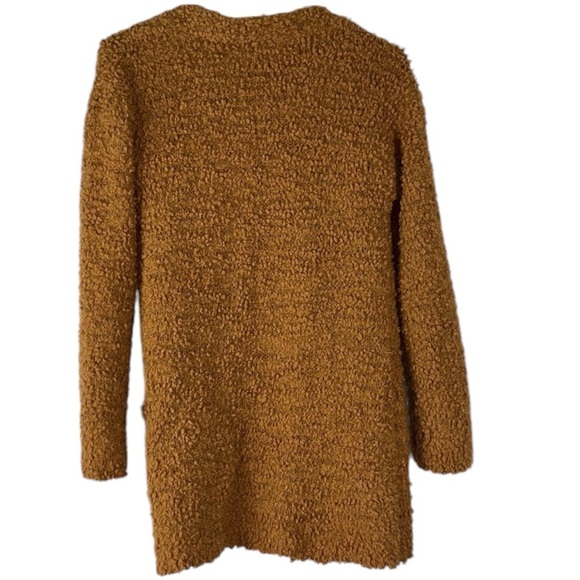 Pink Rose open cardigan cozy comfy popcorn texture pockets Sz S - Picture 3 of 9